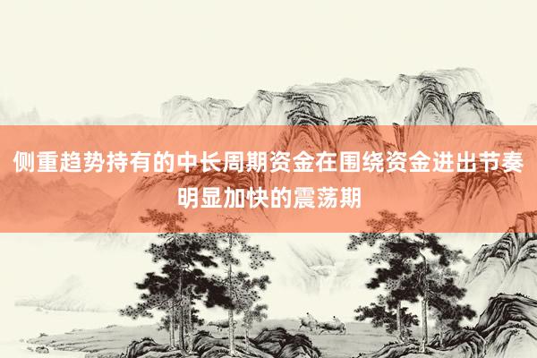 侧重趋势持有的中长周期资金在围绕资金进出节奏明显加快的震荡期